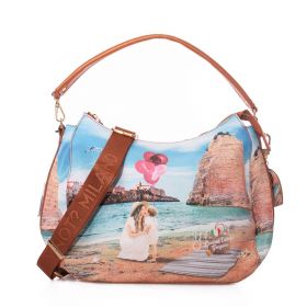 BORSA DONNA Y NOT? HOBO BAG CON TRACOLLA VIESTE LIMITED EDITION YES-629 123