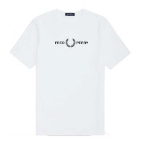 T-SHIRT UOMO FRED PERRY GRAPHIC M7514 BIANCO 120