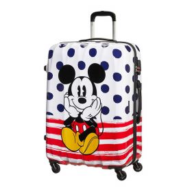 TROLLEY MEDIO AMERICAN TOURISTER DISNEY LEGENDS 65/24 MICKEY BLUE DOTS SPINNER