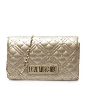 BORSA DONNA LOVE MOSCHINO CROSSBODY QUILTED GOLD JC4079 122