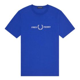 T-SHIRT UOMO FRED PERRY GRAPHIC M7514 COBALT 120