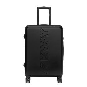 TROLLEY UNISEX K-WAY LUGGAGE BAGS CABINA SMALL BLACK PURE - BLUE MD COBALT K11416W -L16 CO