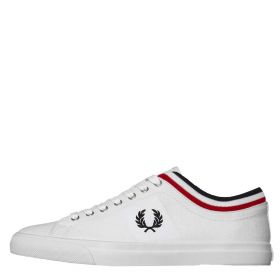 SCARPA UOMO FRED PERRY SNEAKER UNDERSPIN TIPPED WHITE B7106 121