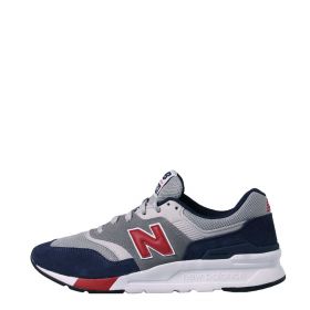 SCARPA UOMO NEW BALANCE SNEAKERS SUEDE NAVY/GREY/RED CM997HVR 121